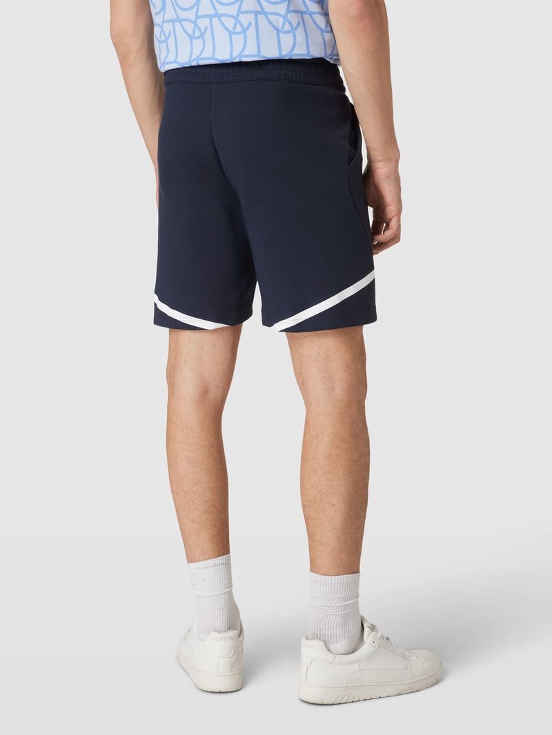 Sweatshorts mit Label-Patch Modell 'D4GMDY' in marineblau