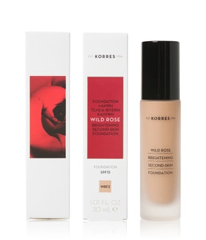 KORRES Wild Rose Second Skin Flüssige Foundation-30 ml