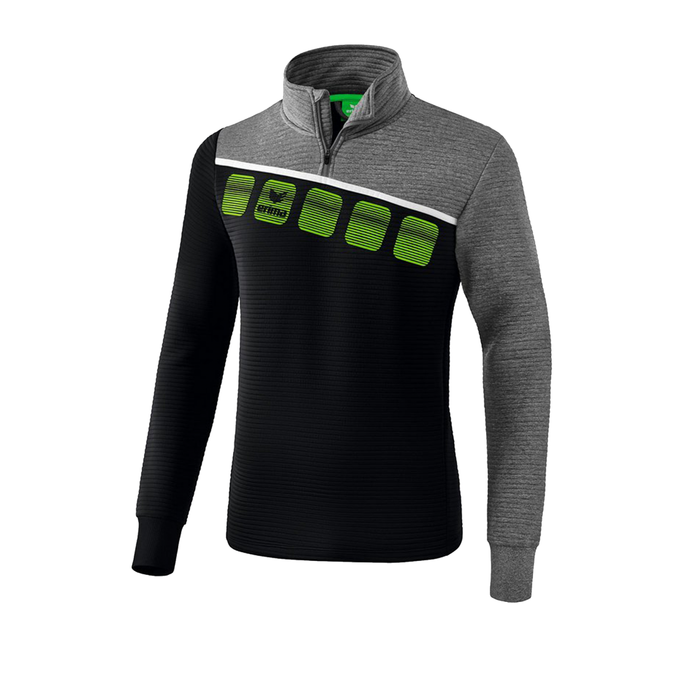 Erima 5-C Trainingstop Schwarz Grau