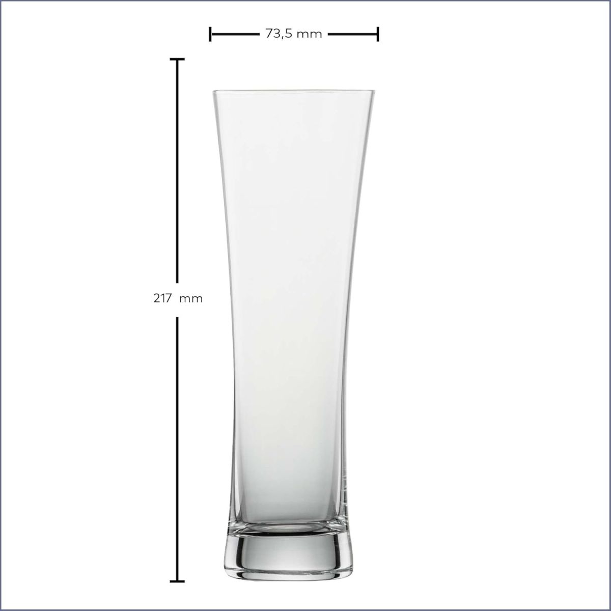 Zwiesel 4er Set Weizenbierglas Beer Basic