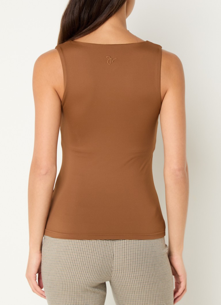 JOSH V  Linde tanktop met stretch