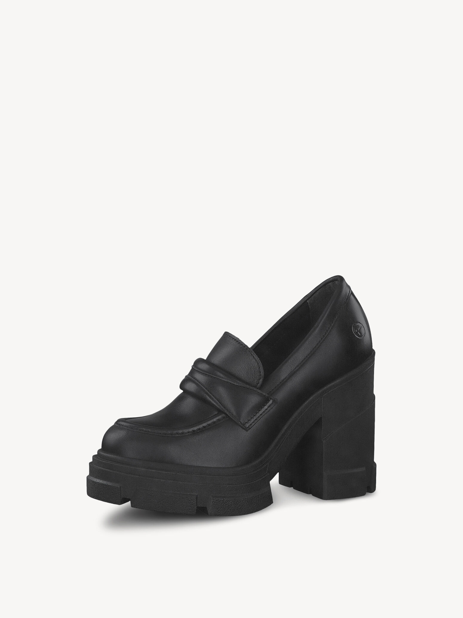 Trotteur en cuir - noir