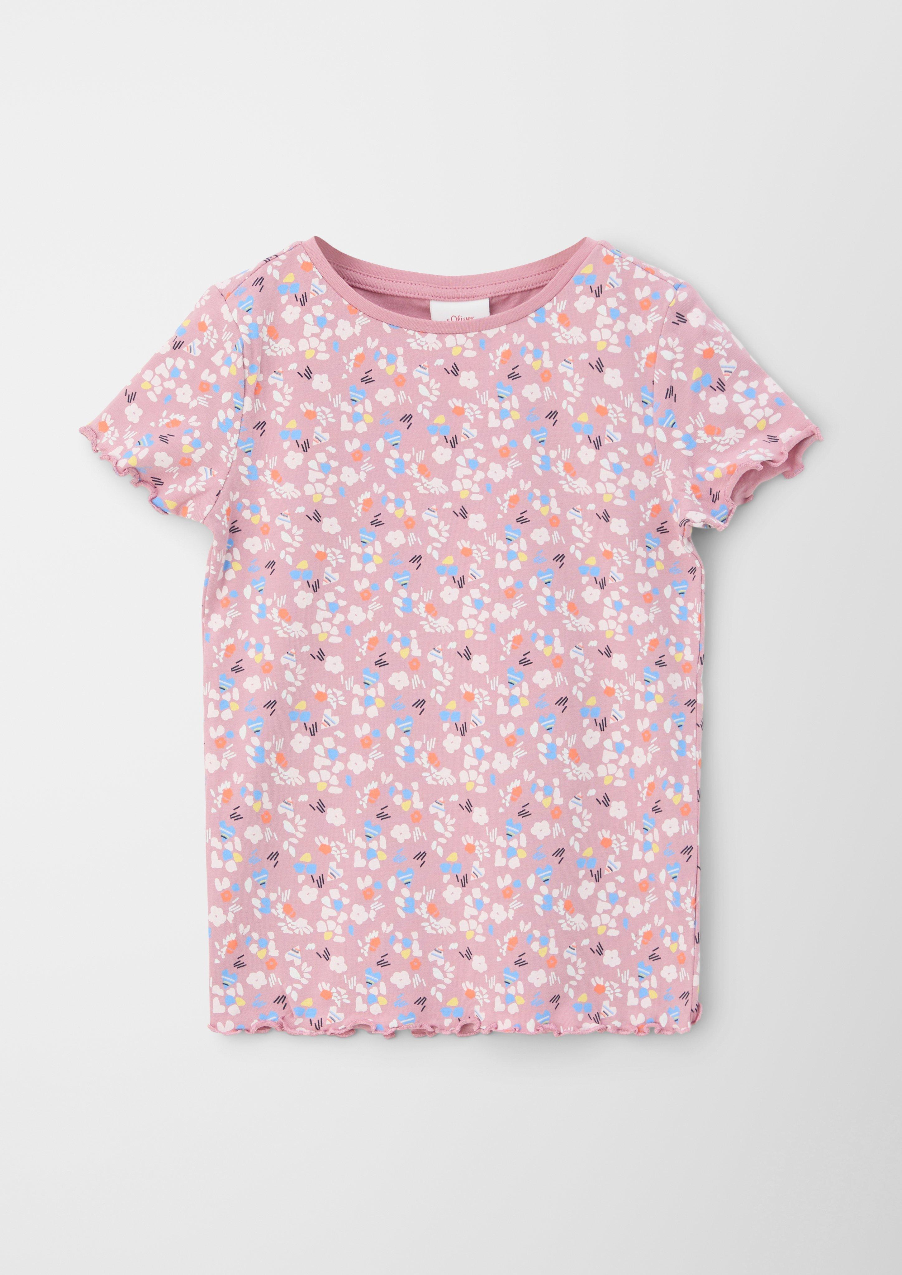 T-Shirt mit Wellensaum  2127379-44A5