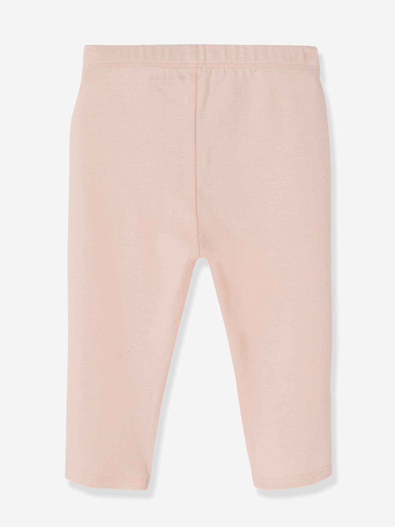 Lot de 2 leggings longs bébé fille BASICS gris chiné