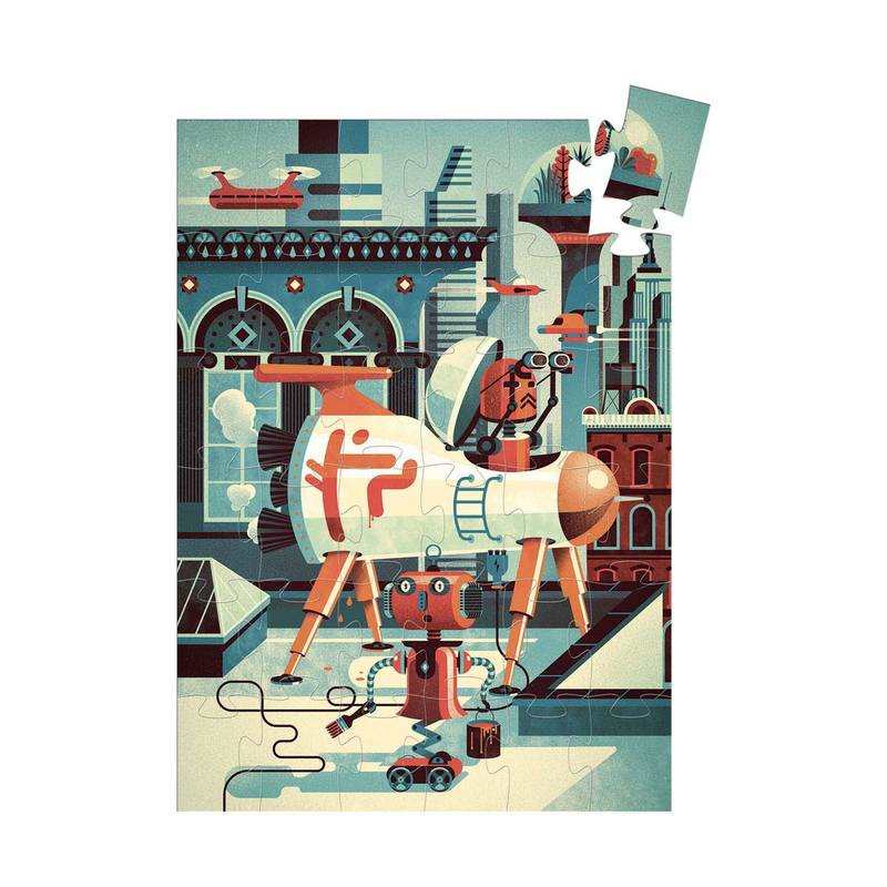 Puzzle Bob le robot 36 pièces Djeco