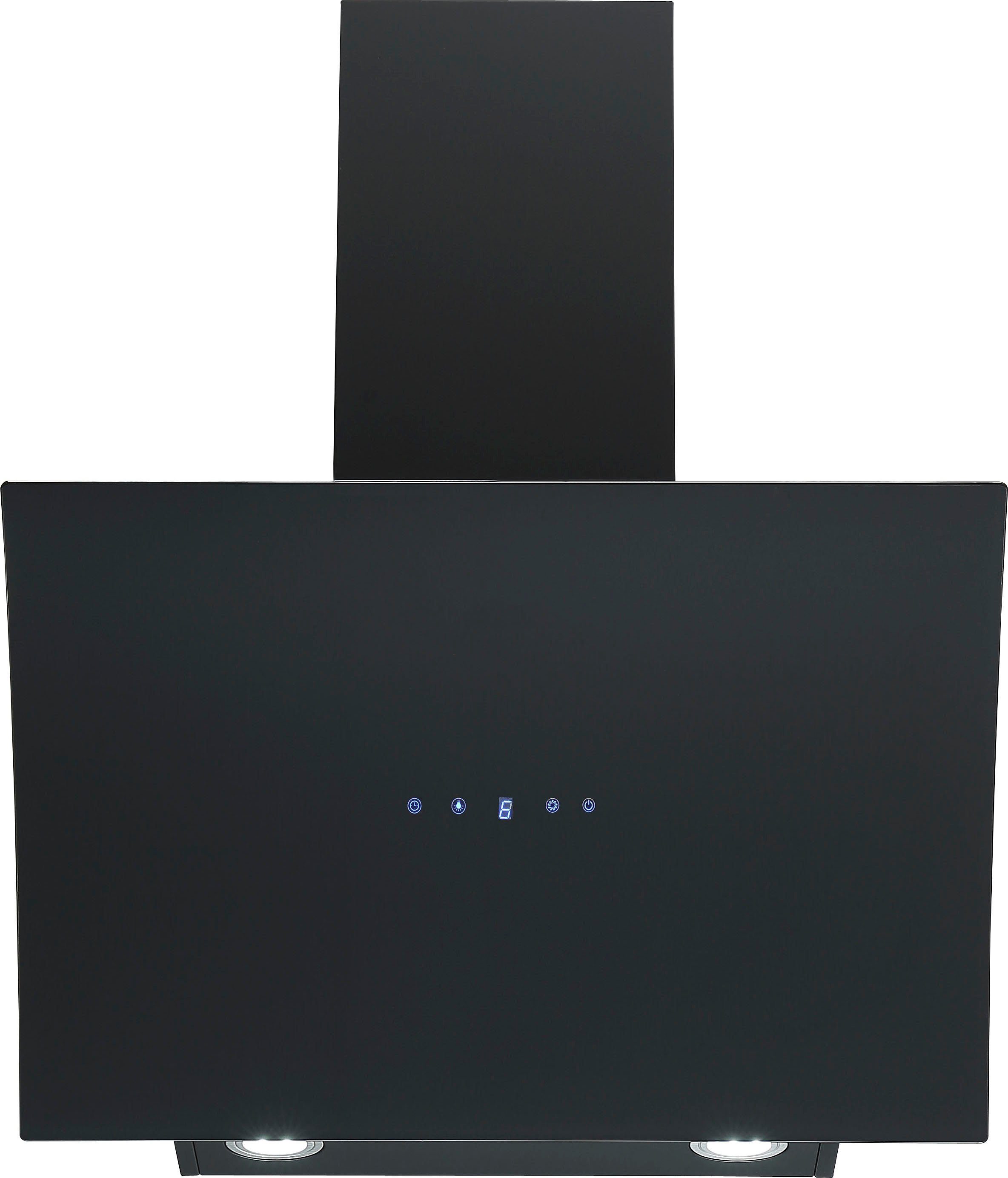 RESPEKTA Kopffreihaube CH55060, 60 cm, gewölbt, 3 Leistungsstufen, Ab- und Umluftfähig