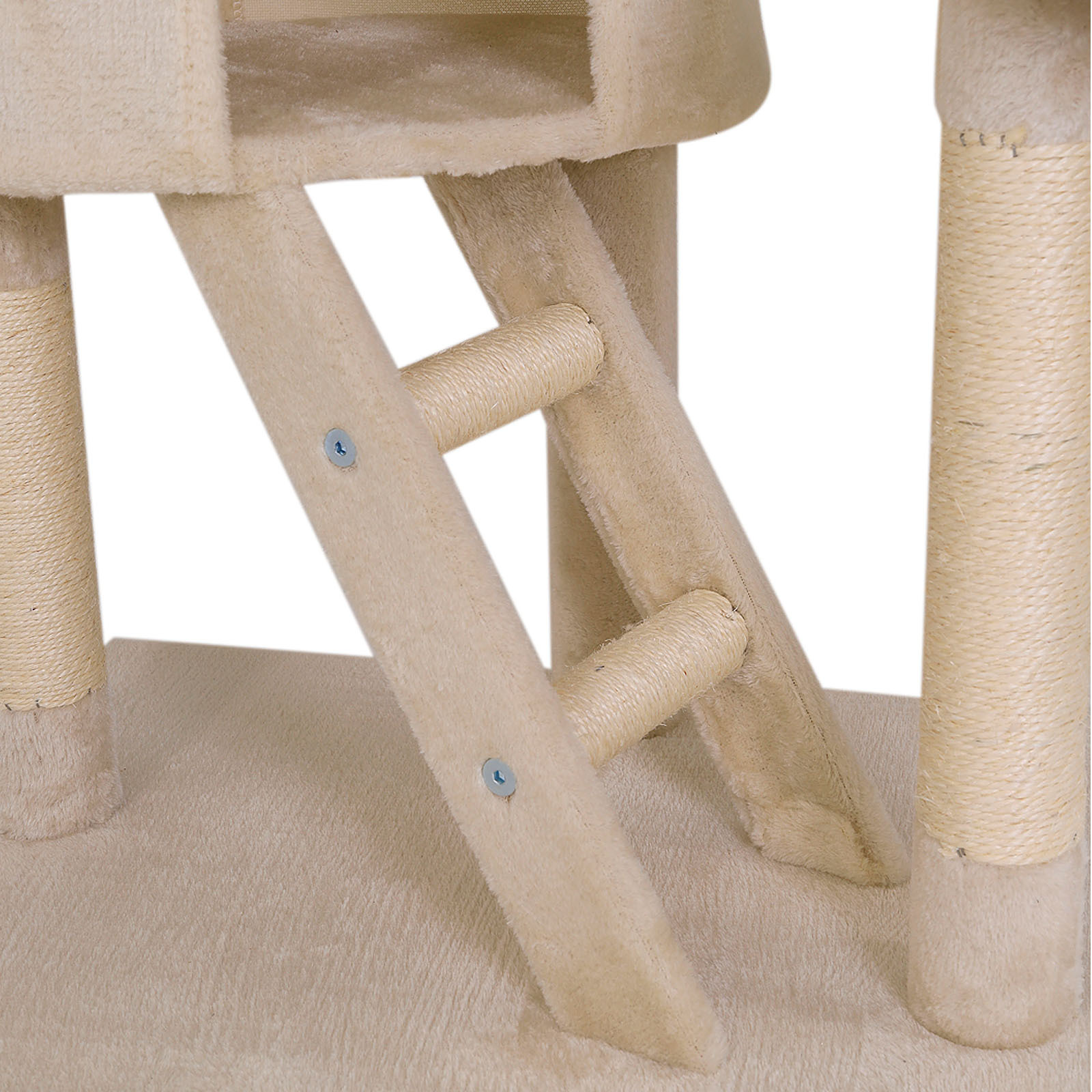 Lionto Kratzbäume Lionto Kratzbaum XXL, Höhenverstellbar (230 - 250 cm) beige