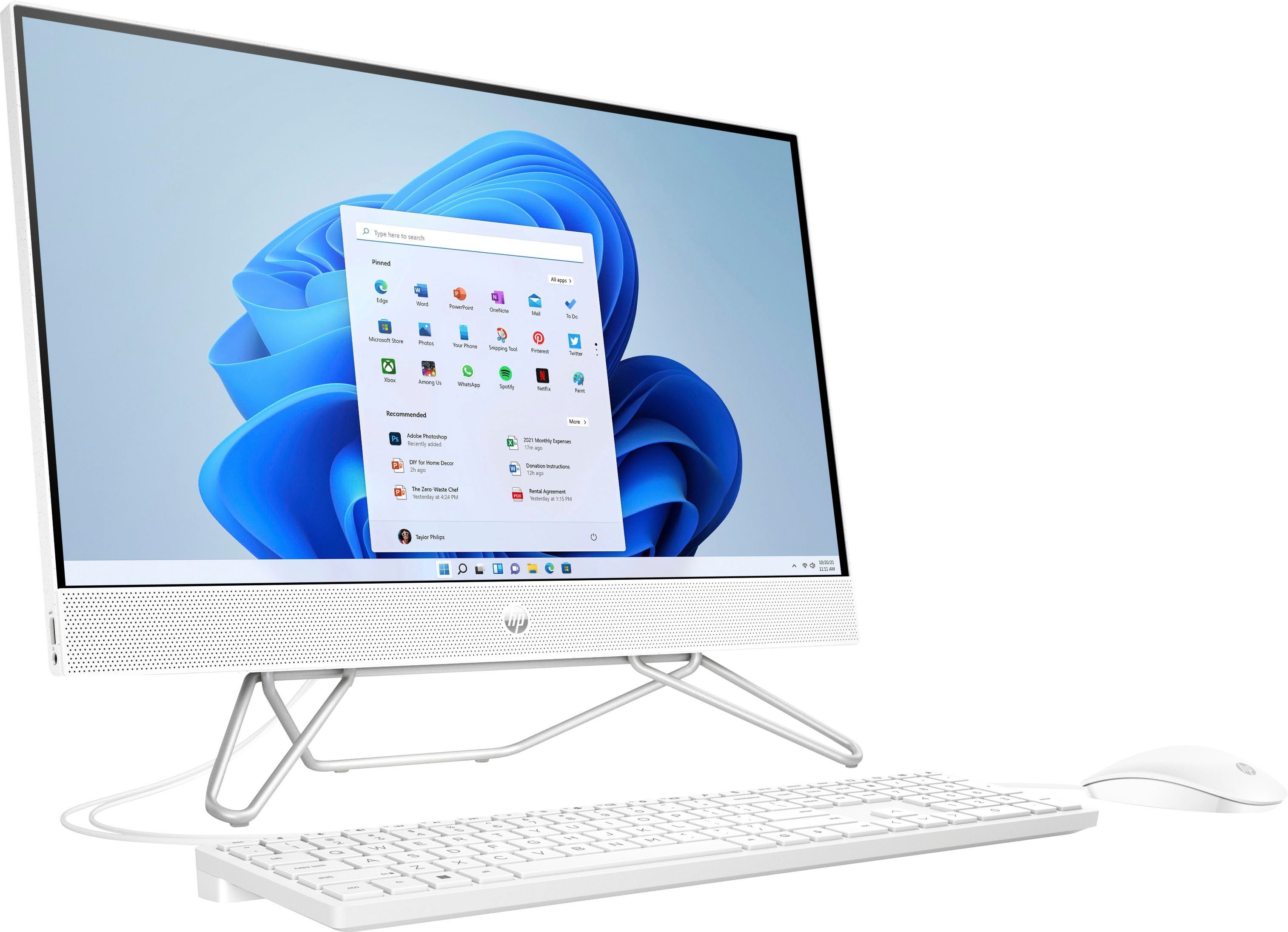 HP 24-cb1208ng All-in-One PC (23,8 Zoll, Intel Core i5 1235U, Intel® UHD Graphics, 8 GB RAM, 256 GB SSD)