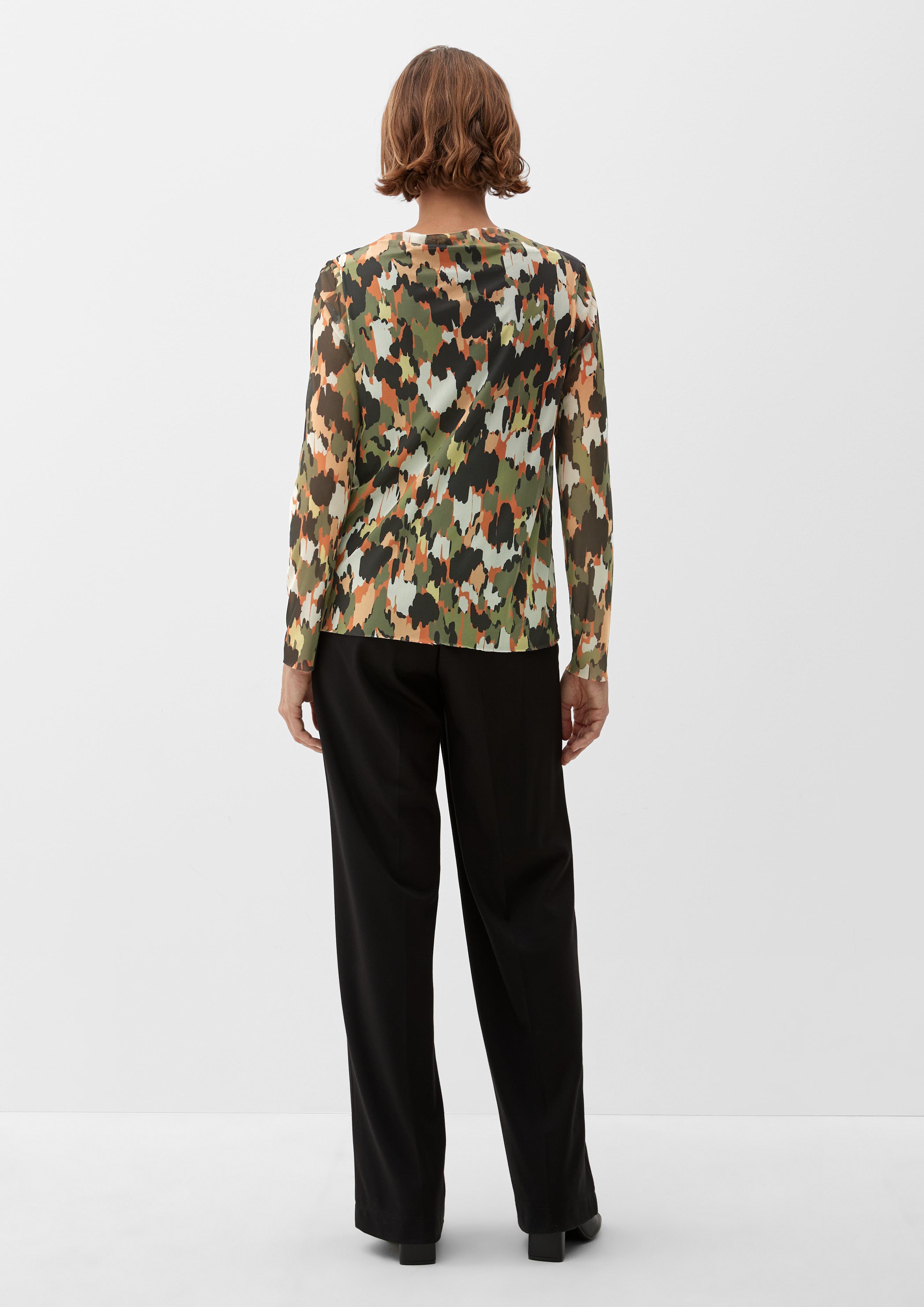 Blusenshirt mit Alloverprint  2121384-77A1