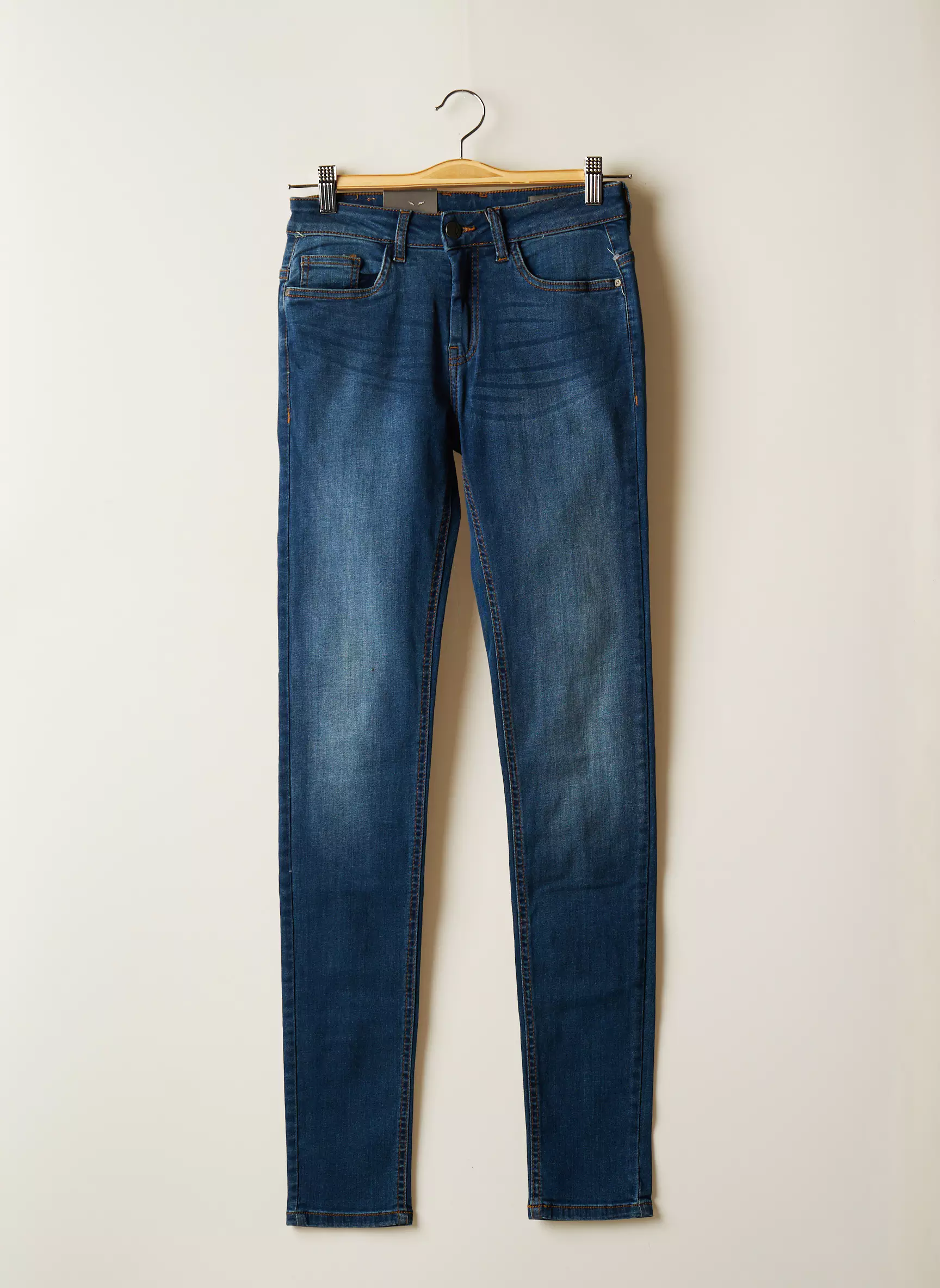 Fransa Jeans Skinny Femme couleur bleu