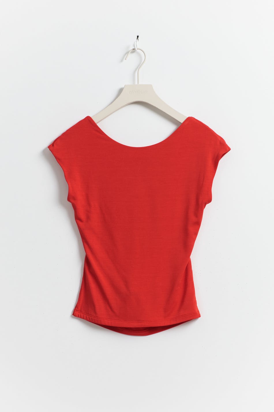 Soft touch open back top