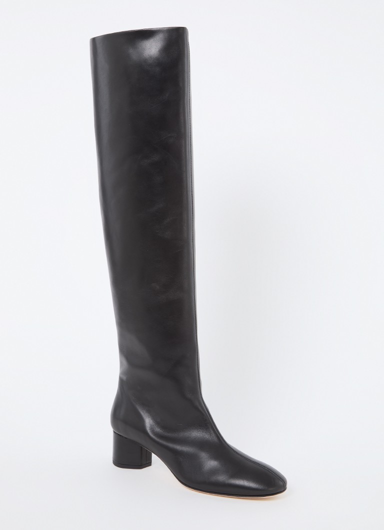 Aeyde Willa over-the-knee calfskin boot