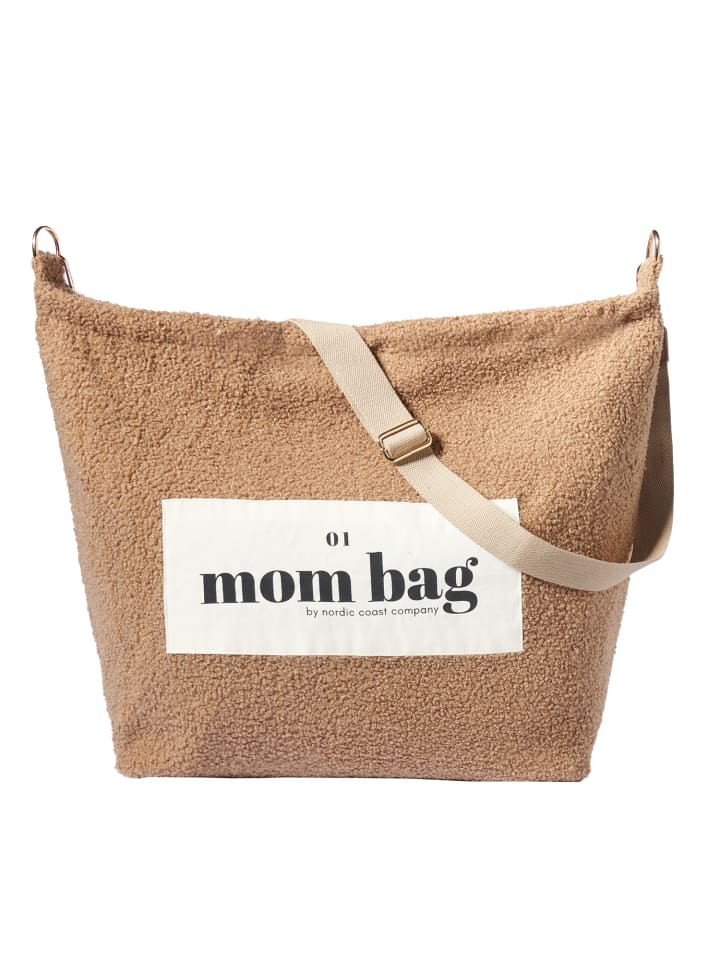 nordic coast company  Mom Bag Wickeltasche Teddy Beige günstig kaufen onesize
