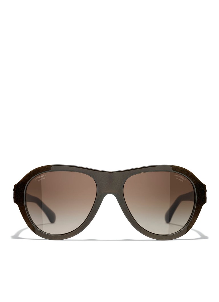 CHANEL OVĀLAS SAULESBRILLES