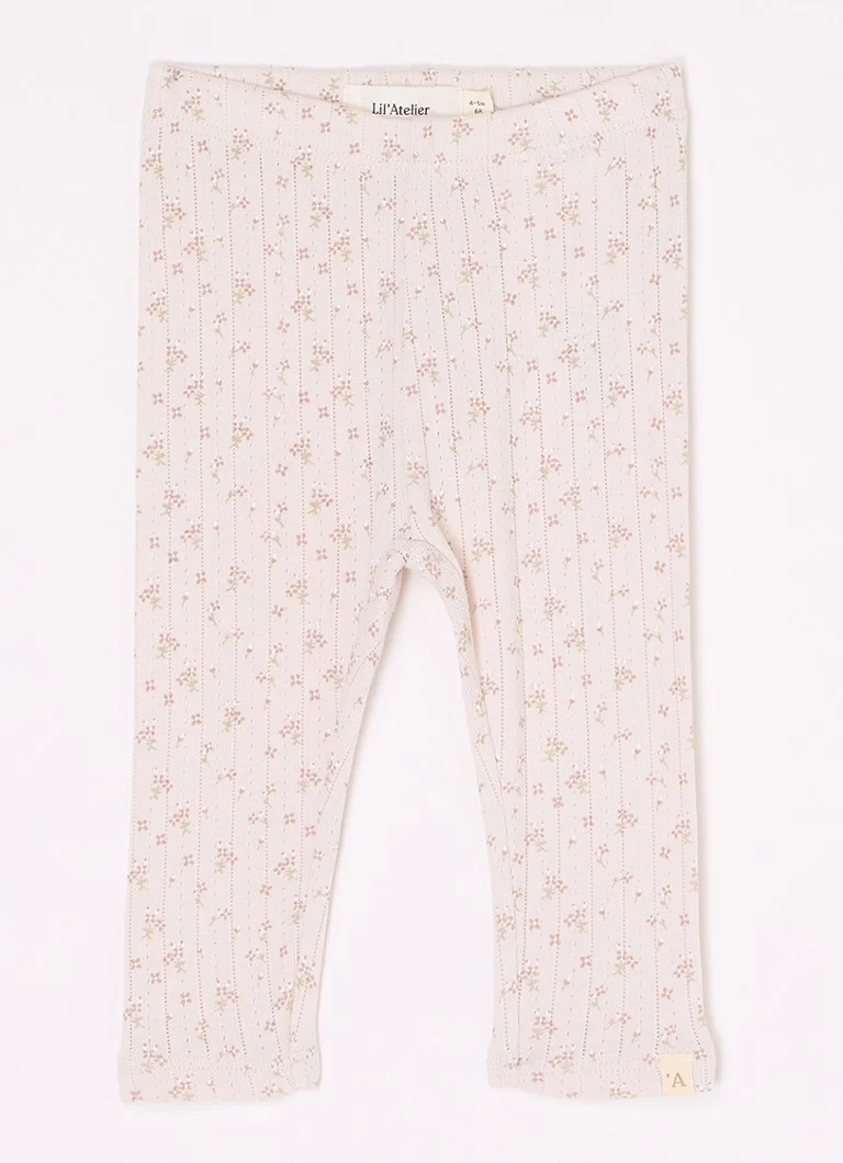 Colanți Chello din amestec de bumbac organic NBFR Lil' Atelier