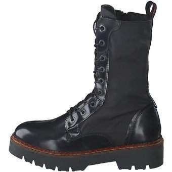 SCOTCH & SODA Olivine Schnürstiefelette in schwarz