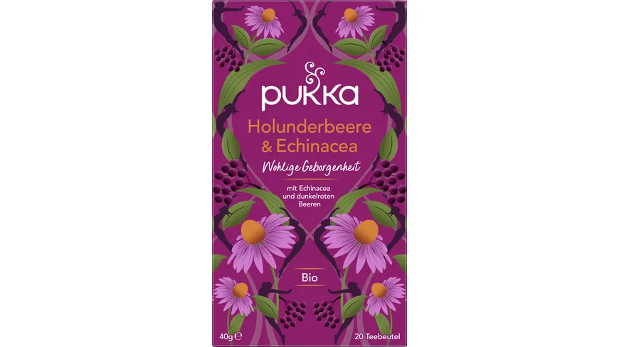 Pukka BIO Tee Holunderbeere & Echinacea 20 Beutel 40 g