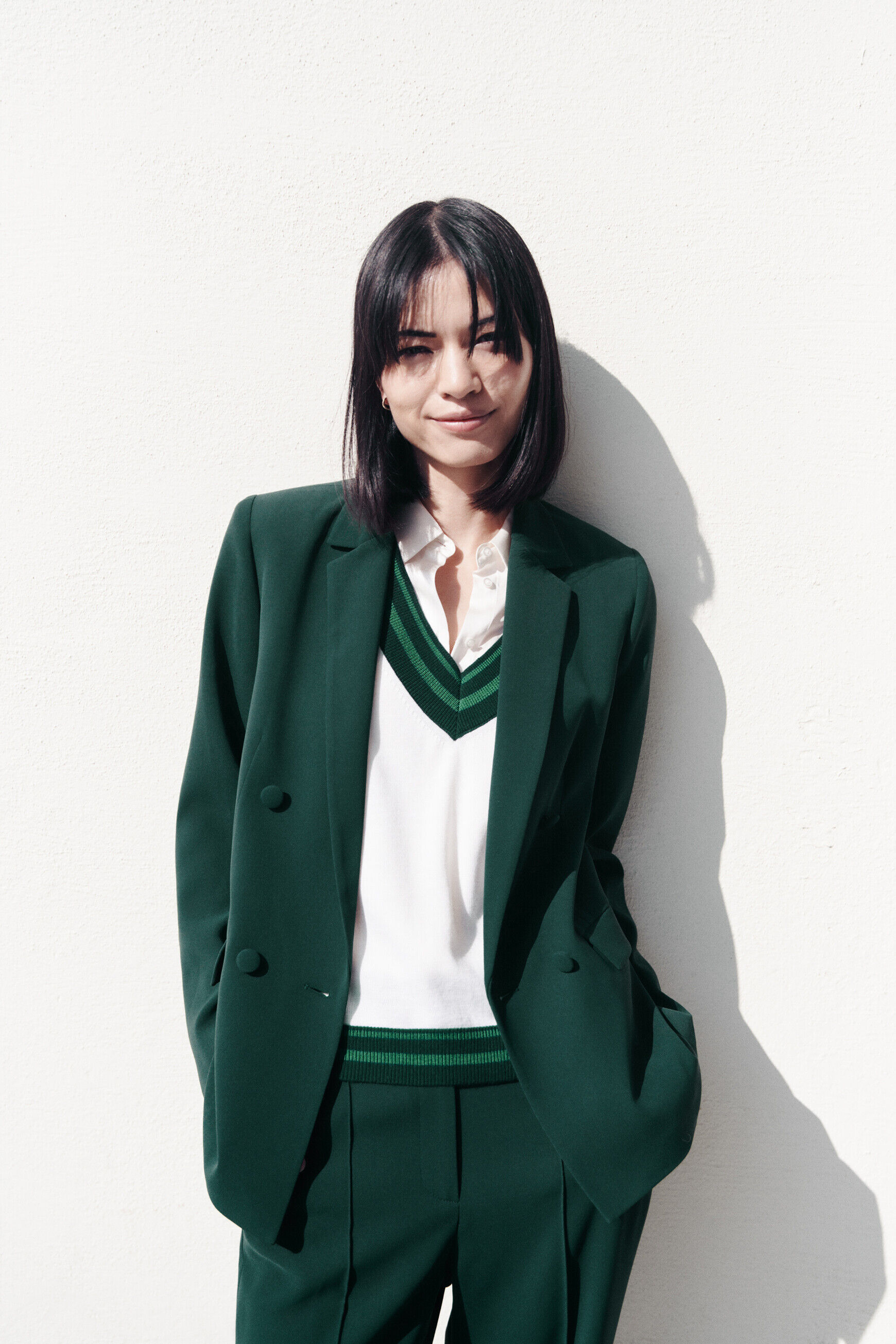 Veste venise vert fonce femme