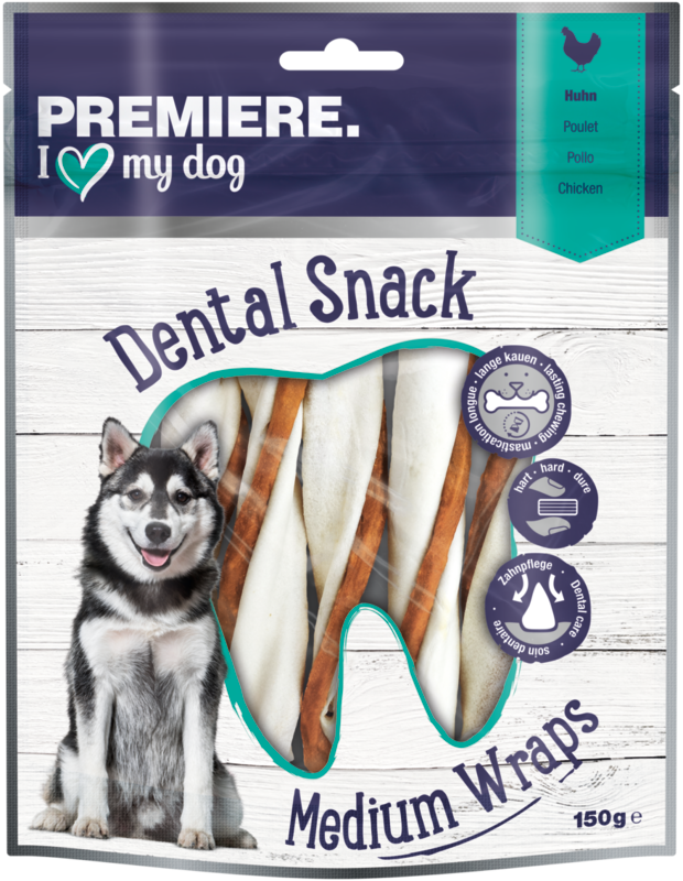 PREMIERE Snacks PREMIERE Dental Wrap Medium Dental Rolls 5 Stück