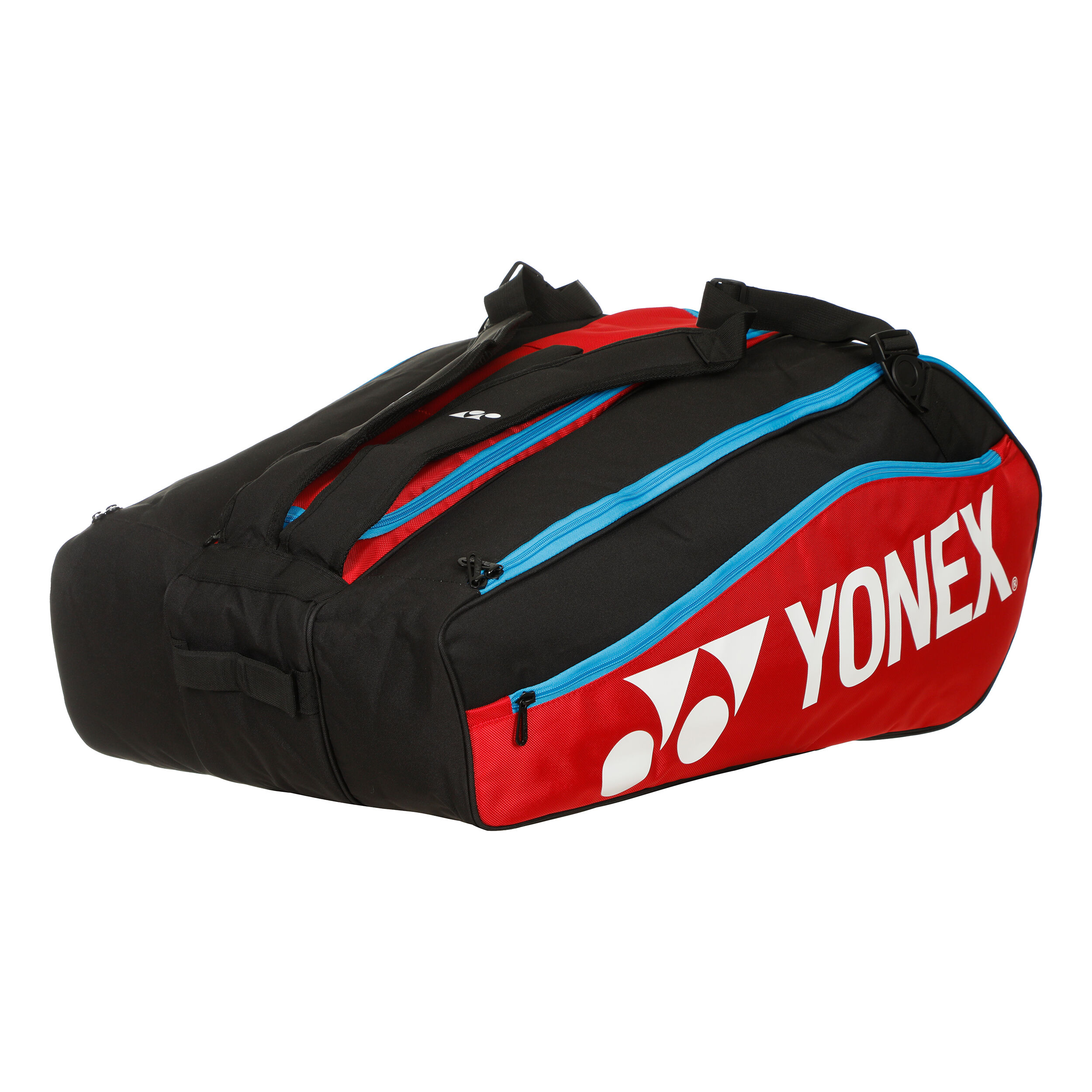 Club Line Racket Bag Schlägertasche 12er - Rot, Schwarz