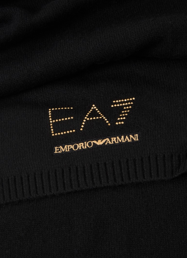Emporio Armani hienoneulottu pipo ja huivi 200 x 28 cm lahjapakkauksessa