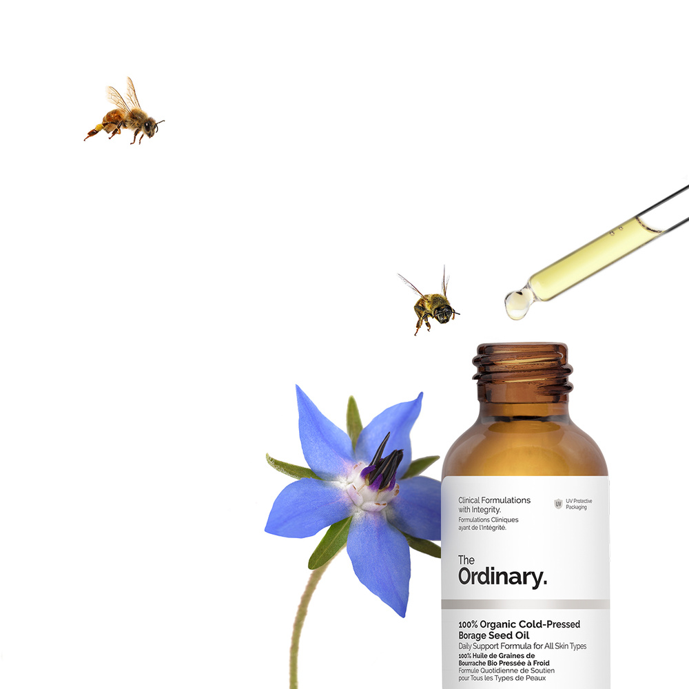 The Ordinary 100% Huile de Graines de Bourrache Bio P ressée à Froid Huile Hydratante