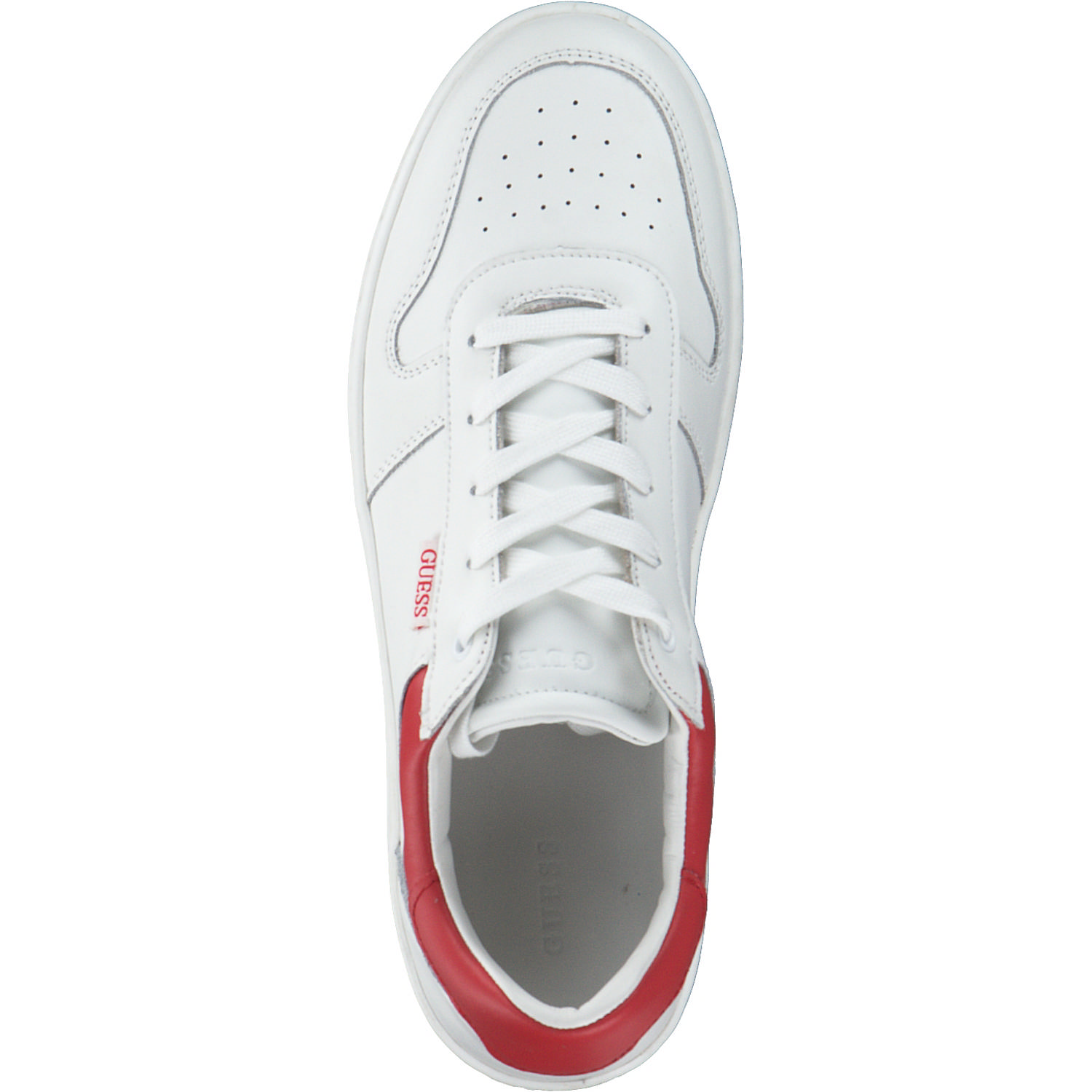 Guess Lifet FL6LIF, Schnürschuhe, Damen, white/red
