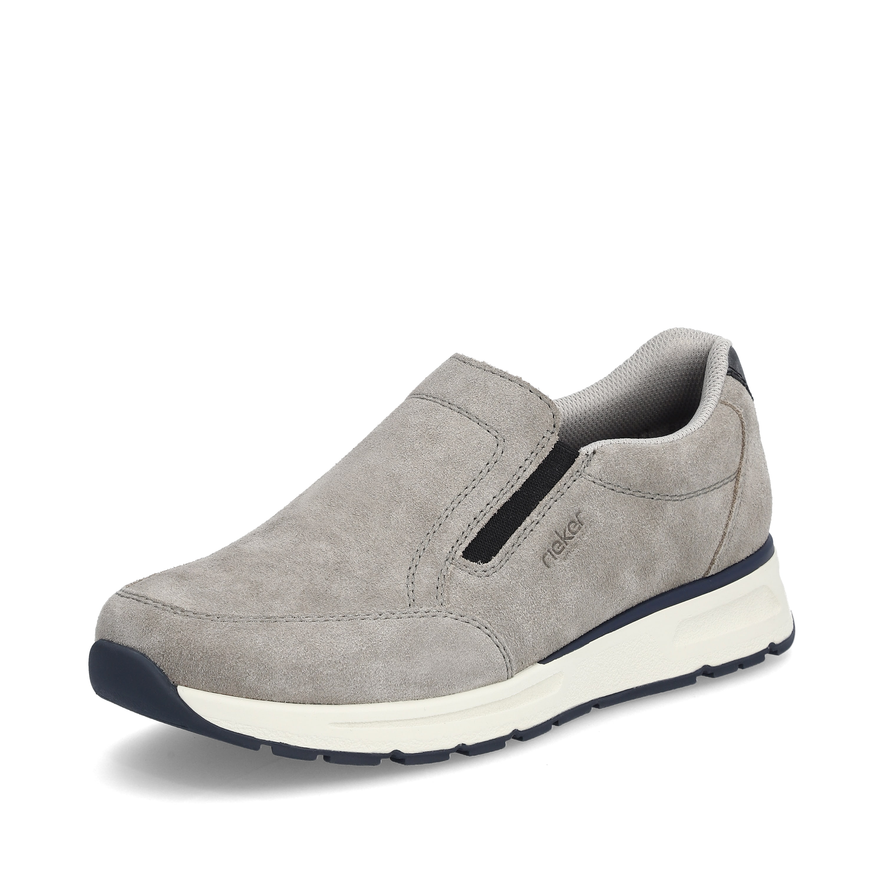 Rieker Herren Slipper hellgrau