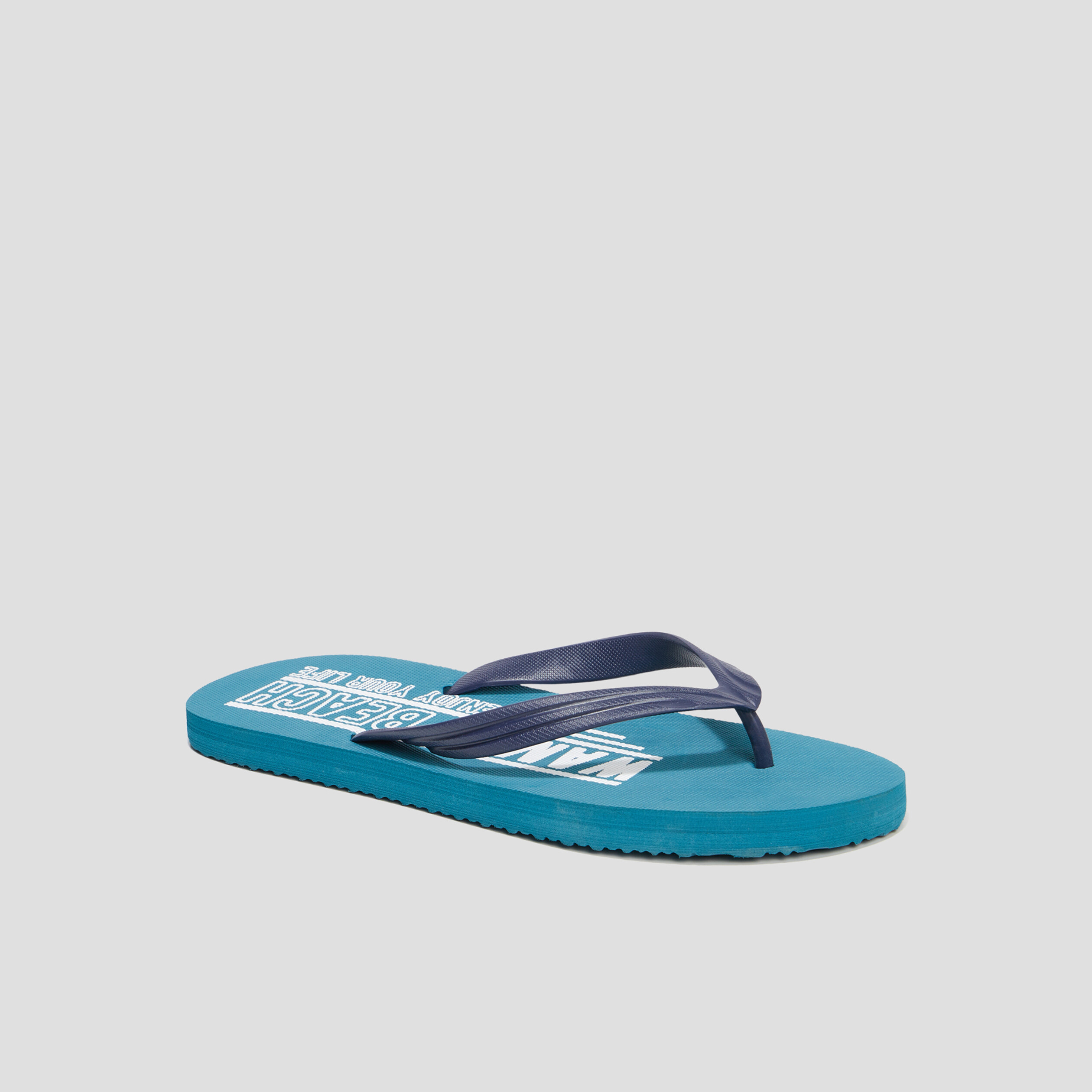 Tongs Wamea Beach bleu turquoise homme | La Halle
