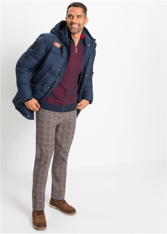Outdoorjacke mit Kapuze