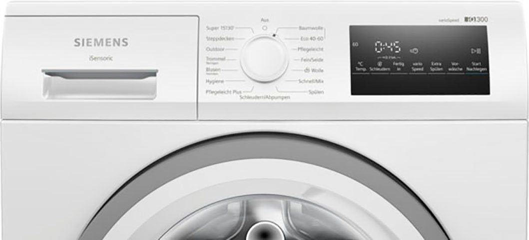SIEMENS Waschmaschine WM14NK23, 8 kg, 1400 U/min