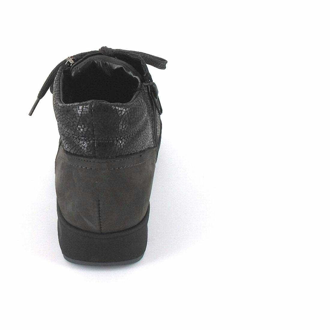 WALDLÄUFER Schnür-Stiefeletten grau Mimi