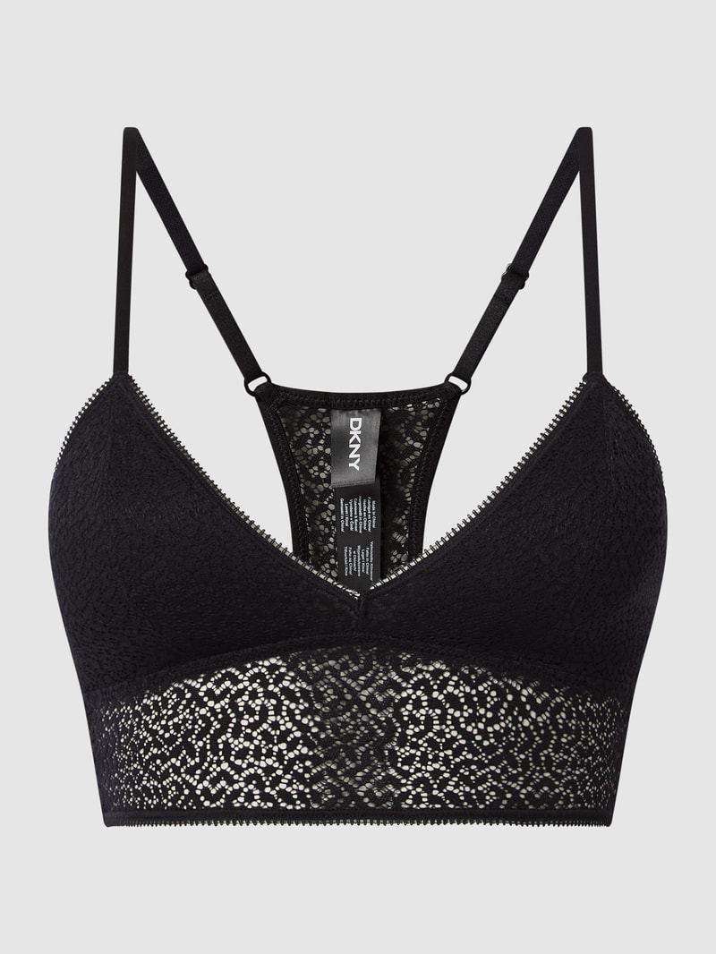Bustier aus Spitze in schwarz