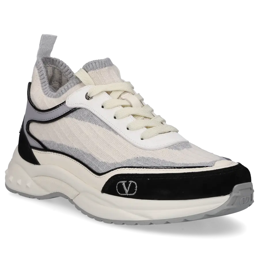 Valentino Garavani - Sneaker high READY GO Materialmix - beige