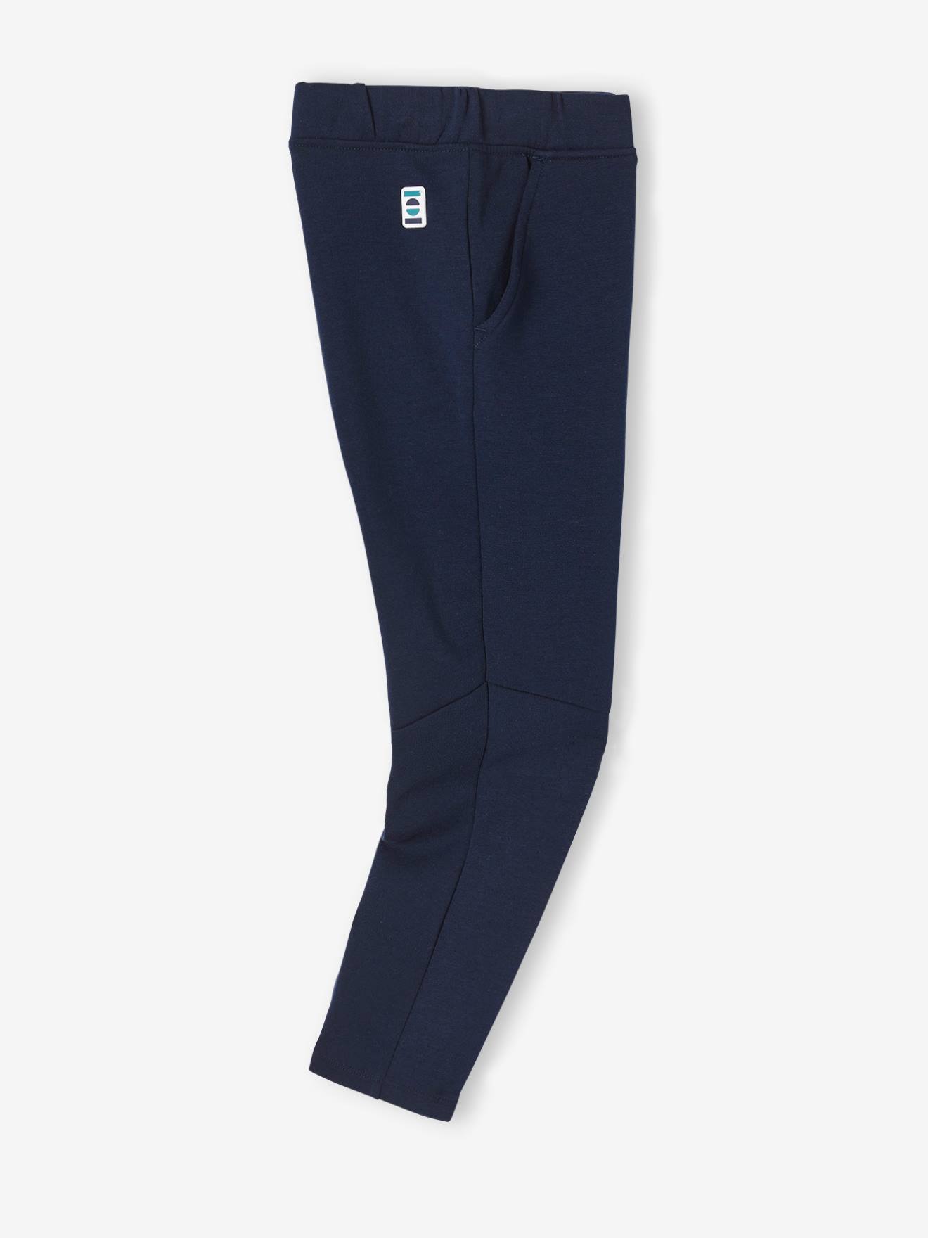 Pantalon jogging foot garçon encre