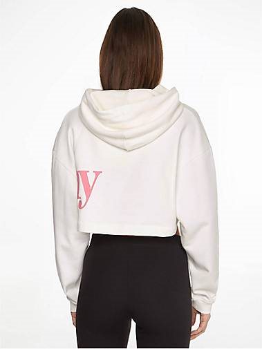 TOMMY-JEANS Damen Hoodie Cropped