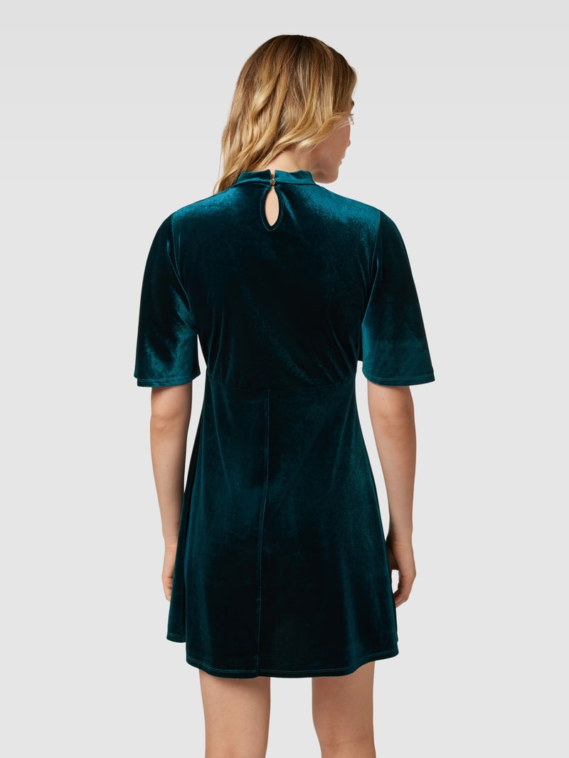 Minikleid mit 1/2-Arm in grün