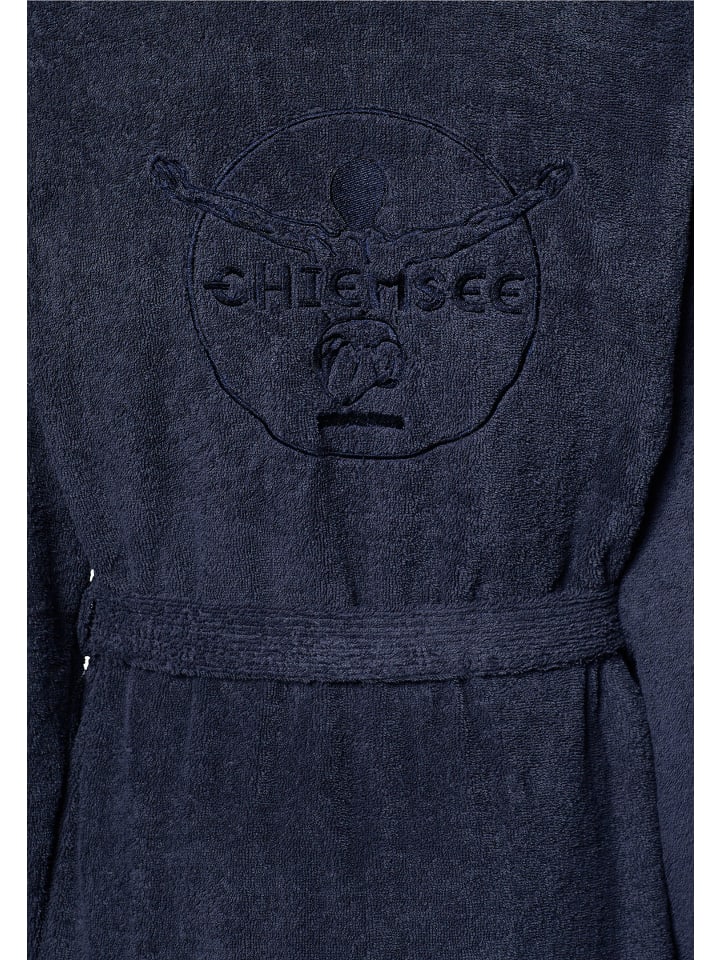Chiemsee Bademantel Bathrobe Unisex in blau günstig kaufen