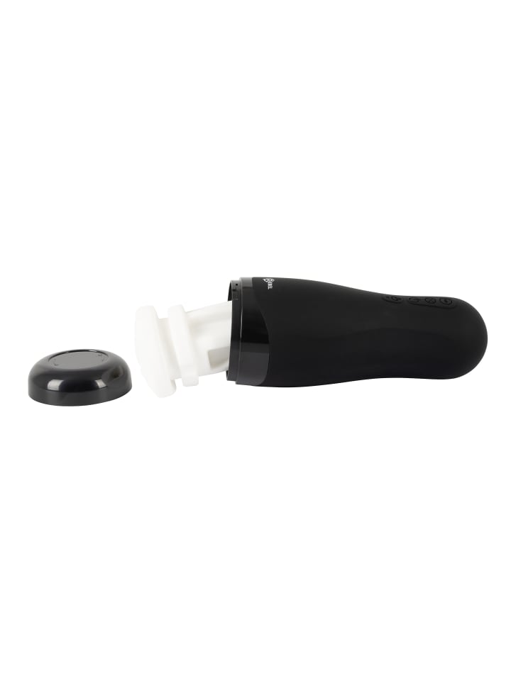 Rebel Masturbator mit Vibration Masturbator with 3 Functions in schwarz günstig kaufen 26 cm