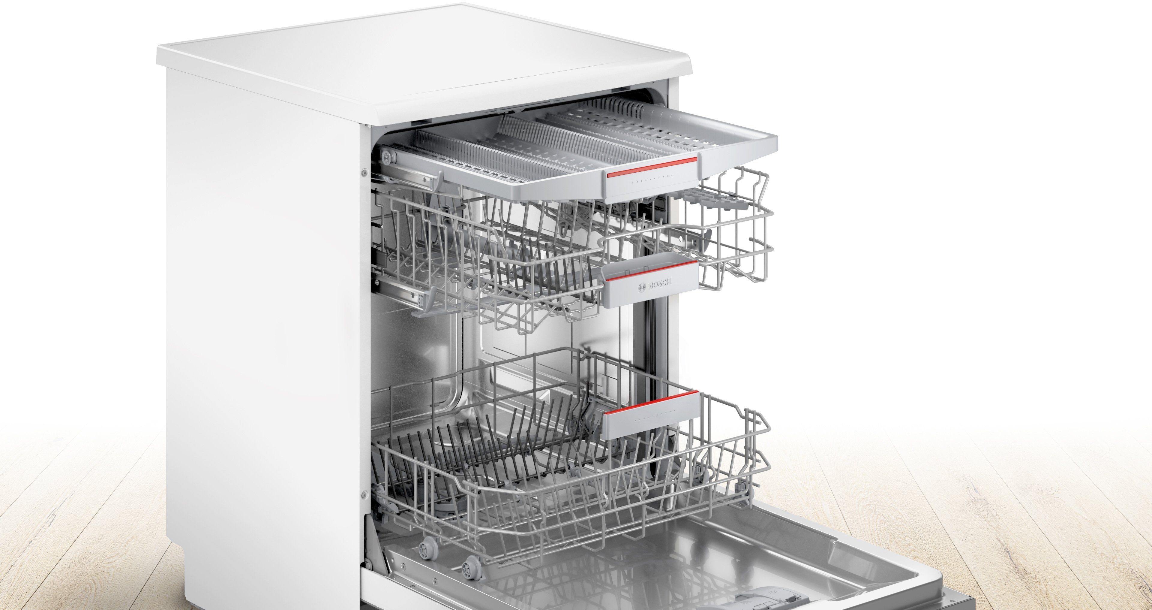 BOSCH Standgeschirrspüler Serie 4, SMS4EMW06E, 14 Maßgedecke