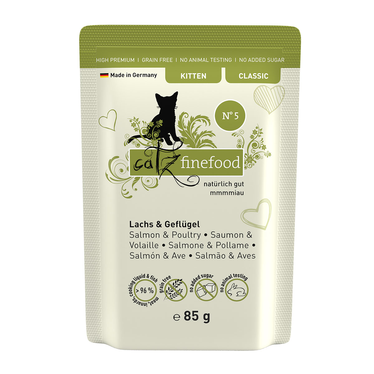 catz finefood Kitten No.05 Lachs & Geflügel kaufen bei ZooRoyal