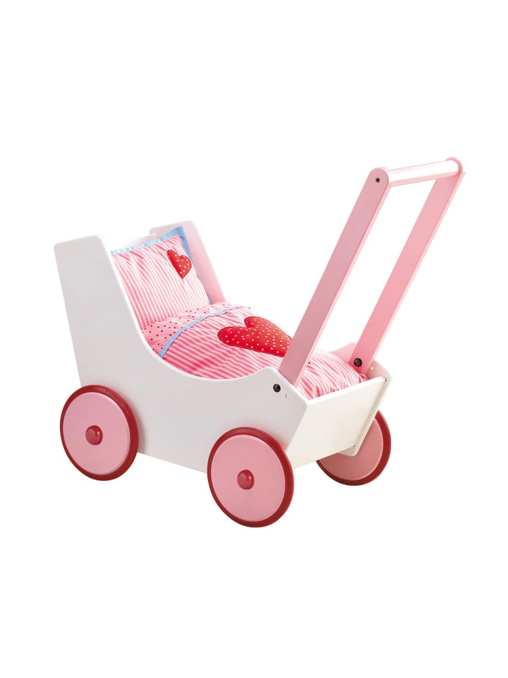 Haba Puppenwagen Puppenwagen Herzen in mehrfarbig günstig kaufen onesize