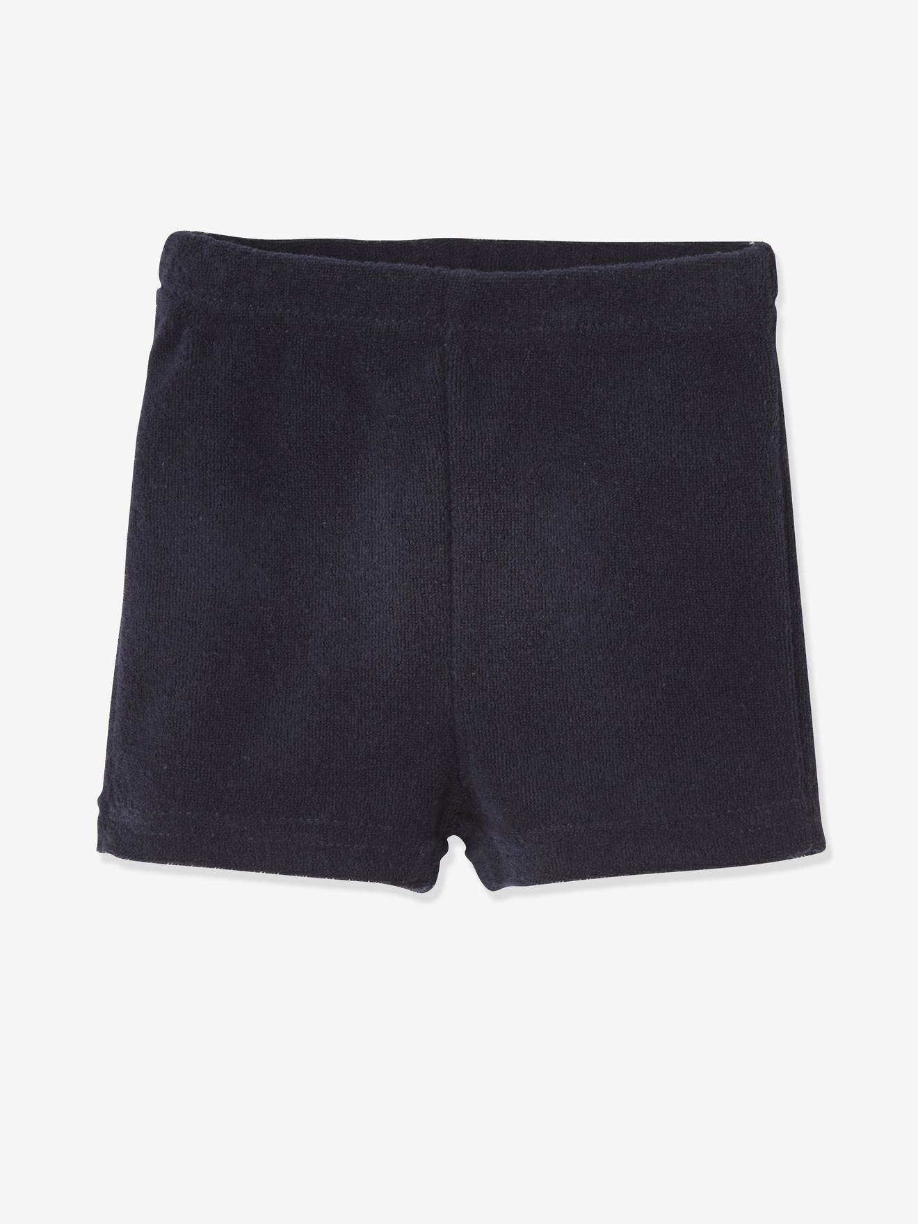 Vertbaudet 4er-Pack Baby Shorts, Frottee Oeko-Tex - pack blau sterne