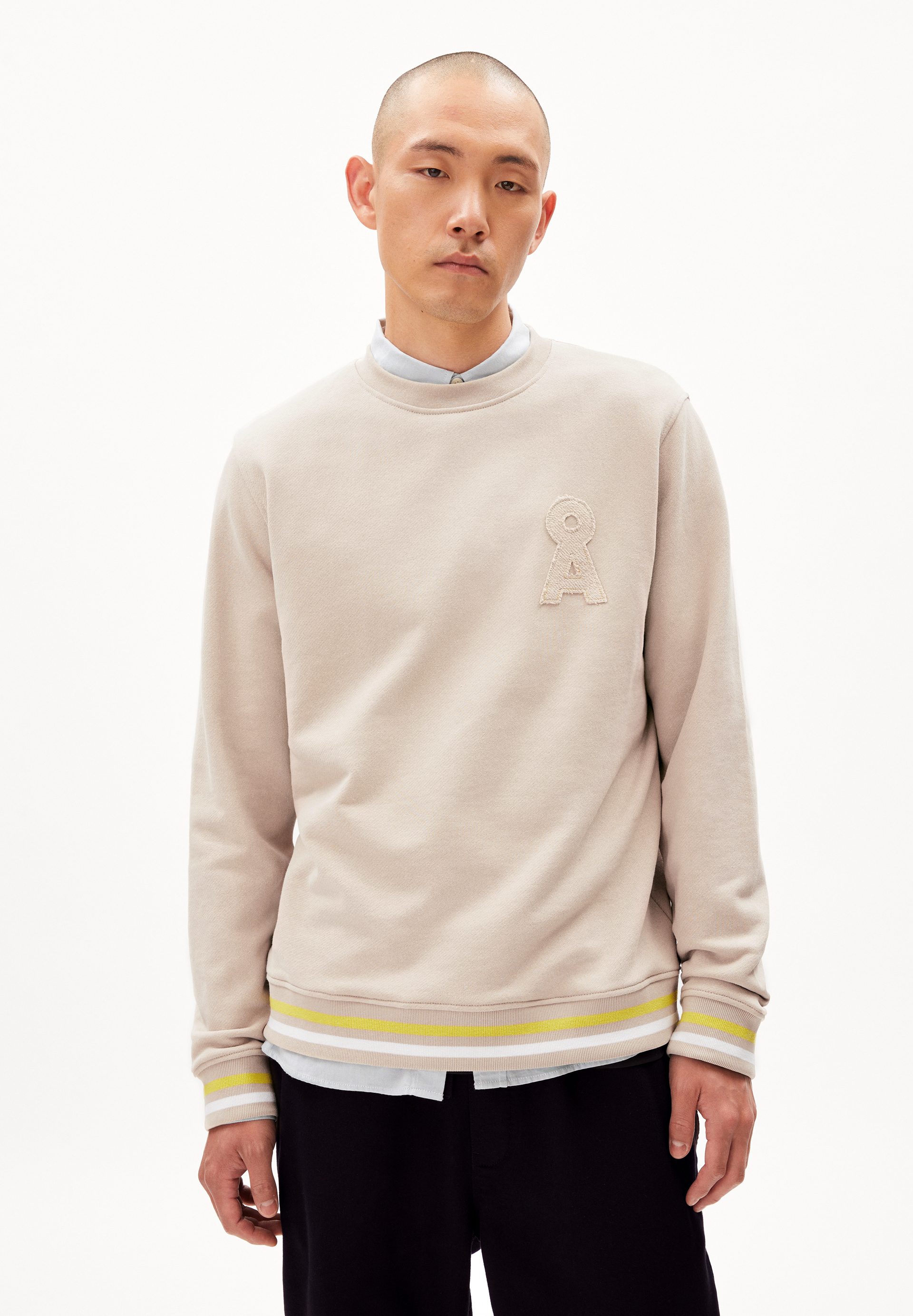 Sweatshirt Regular Fit aus Bio-Baumwoll Mix
