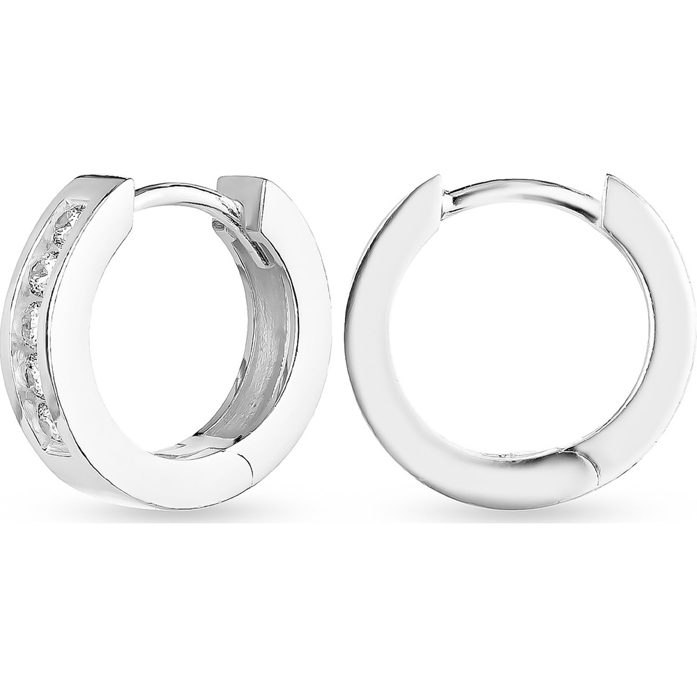 FAVS Créoles 925 Argent Boucles d'oreilles
