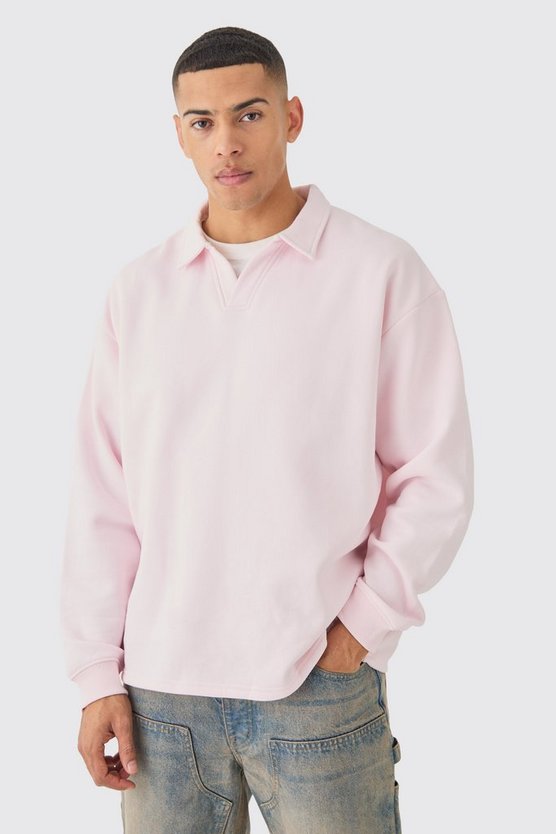 Oversize Rugby-Poloshirt