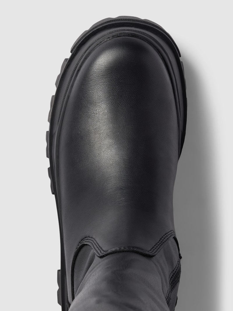 Stiefel mit strukturierter Sohle Modell 'ASPHA' in schwarz