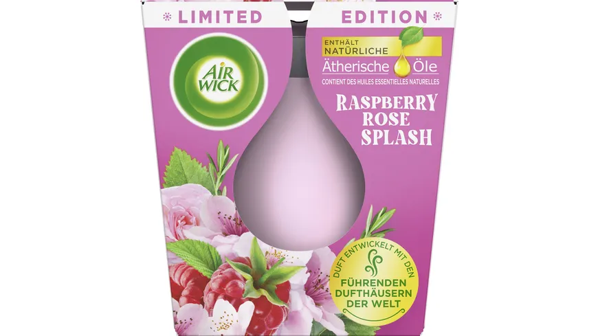 Air Wick Duftkerze Raspberry Rose Splash