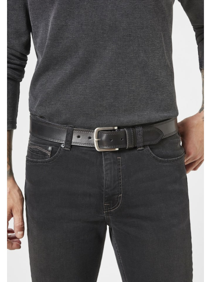 Paddock's Ledergürtel in schwarz günstig kaufen