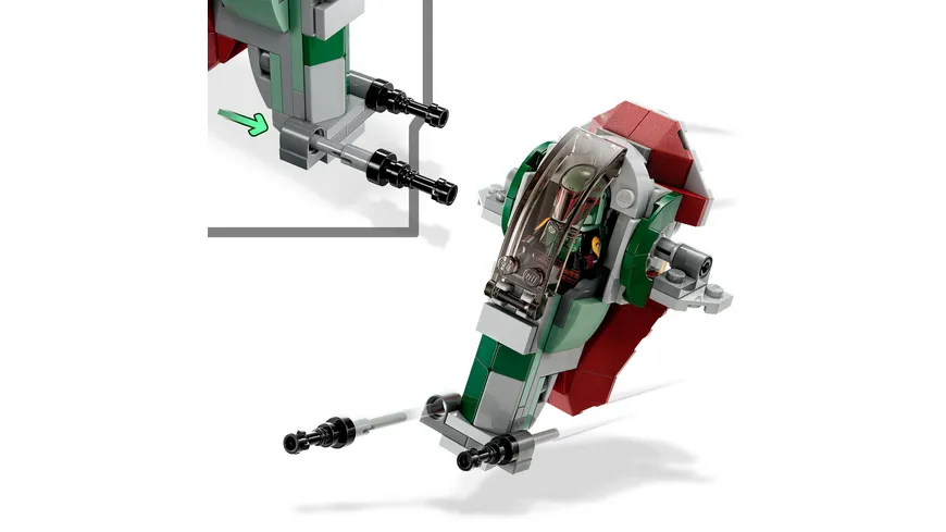 LEGO Star Wars 75344 Boba Fetts Starship – Microfighter Set